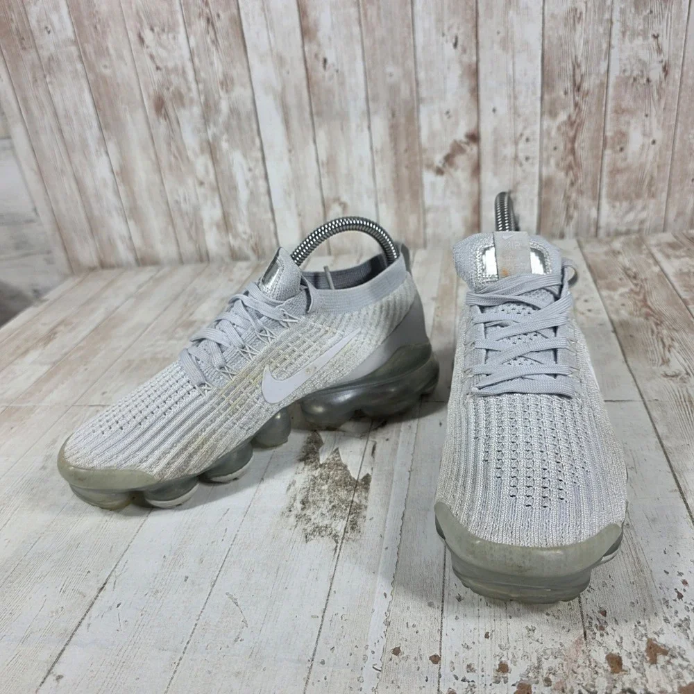 Nike Air VaporMax 3.0 Pure Platinum White Flyknit AJ6910-100 Womens EU 36